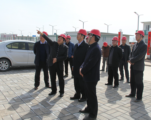 副市長武軍視察新區(qū)重點項目建設(shè)工作